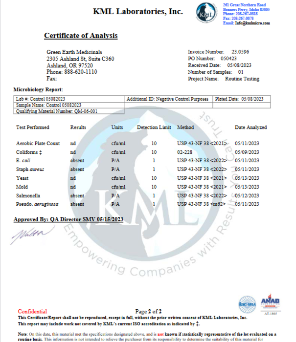 GREEN EARTH MEDICINALS Green Earth Medicinals Oral Formula Extra Strength, Cinnamon, 2oz.
