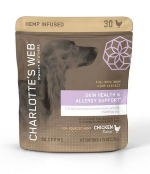 Charlotte's Web Canine Skin & Allergy Chew, 30ct