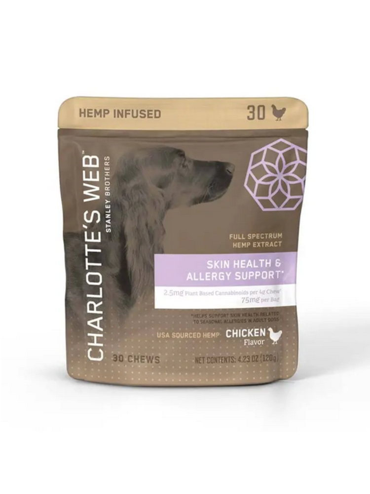 CHARLOTTE'S WEB Charlotte's Web Canine Skin & Allergy Chew, 30ct