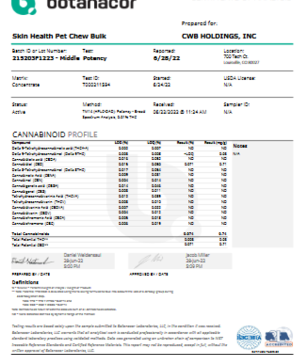 CHARLOTTE'S WEB Charlotte's Web Canine Skin & Allergy Chew, 30ct