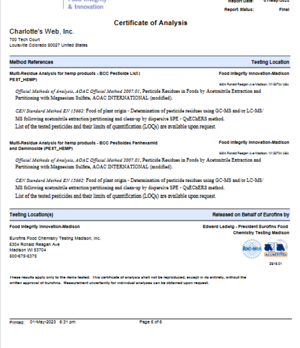 CHARLOTTE'S WEB Charlotte's Web Canine Calming Chews, Chicken, 60ct
