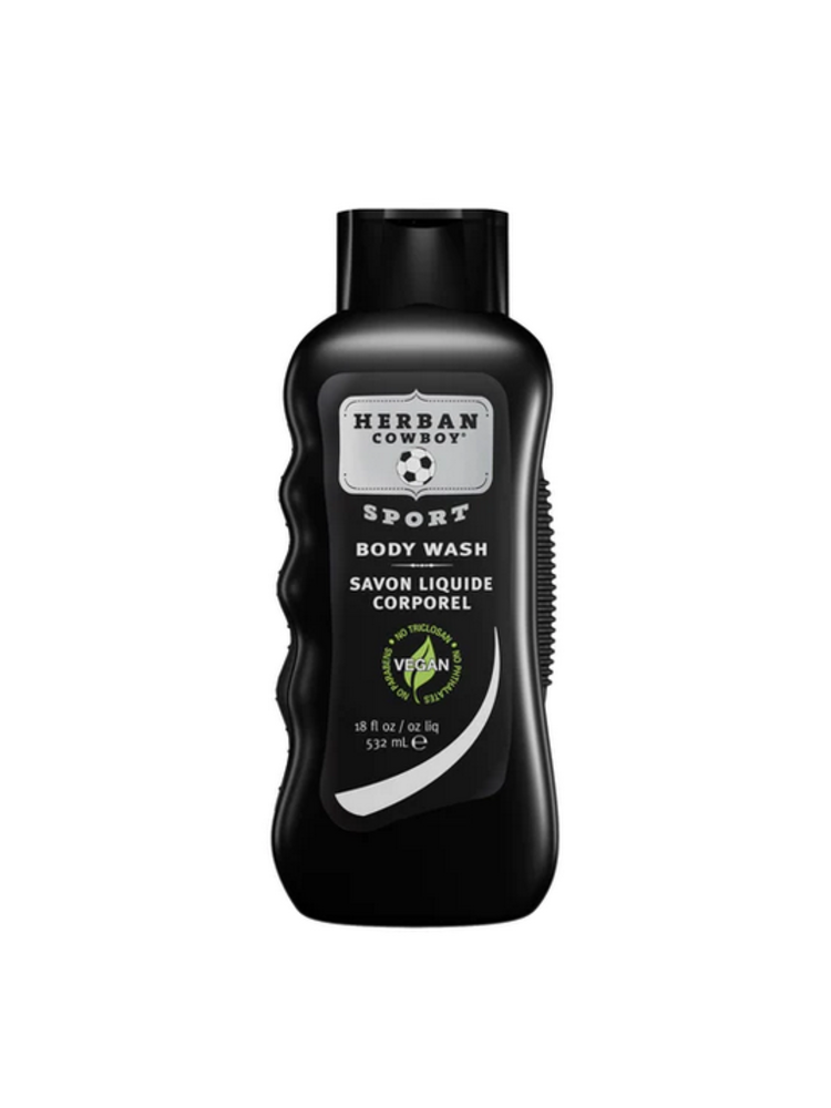 Herban Cowboy Body Wash, Sport, 18oz.