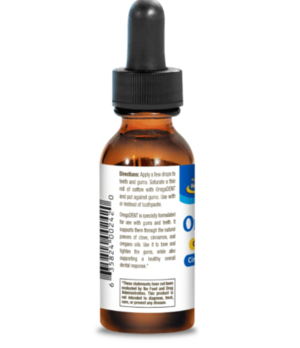 NORTH AMERICAN HERB & SPICE North American Herb & Spice OregaDent Oil, Clove Cinnamon, 1oz.