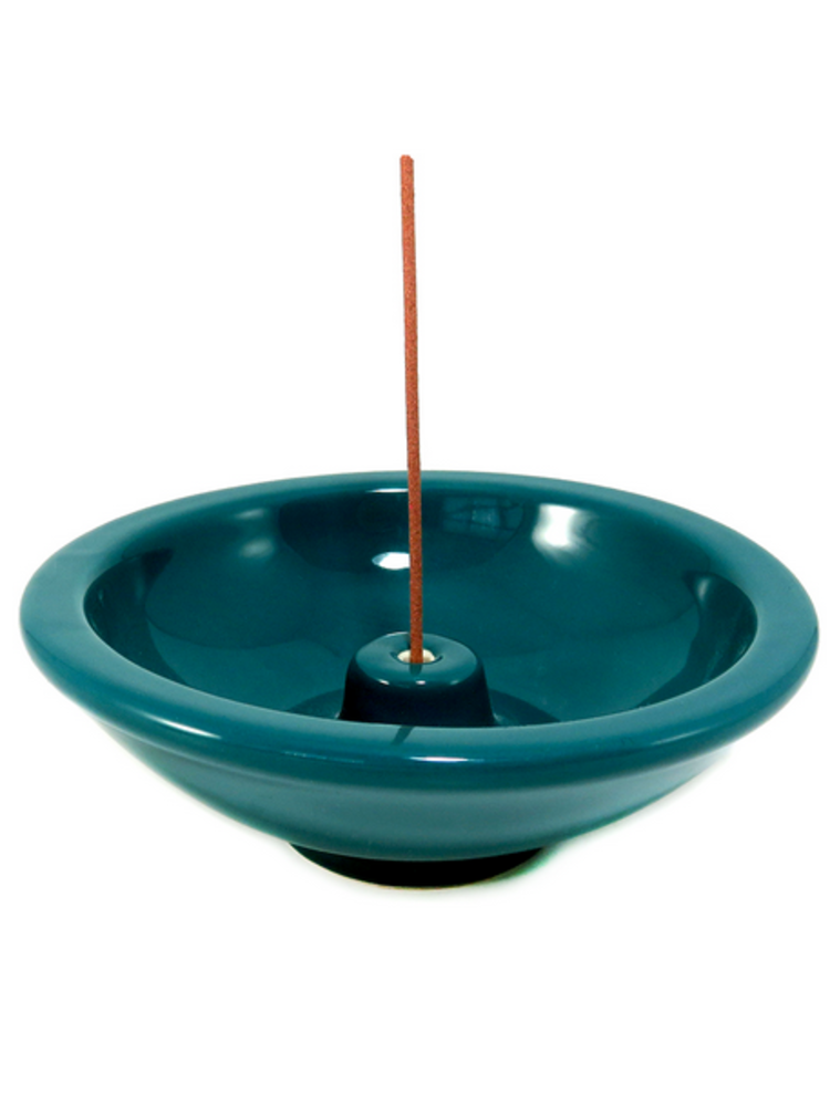 SHOYEIDO Shoyeido Incense, Incense Holder, Blue-Green Wheel