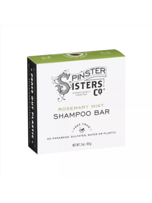 Spinster Sisters Shampoo Bar,  Rosemary Mint, 3oz.