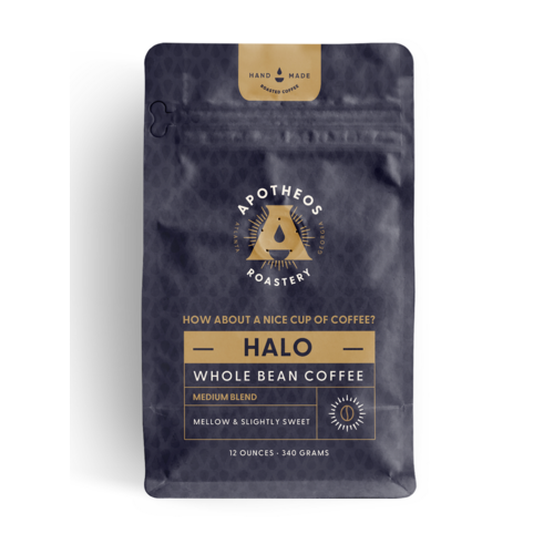 Apotheos Coffee, Halo Medium Blend, 12oz