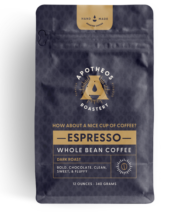 Apotheos Genesis Espresso Blend Coffee, 12oz