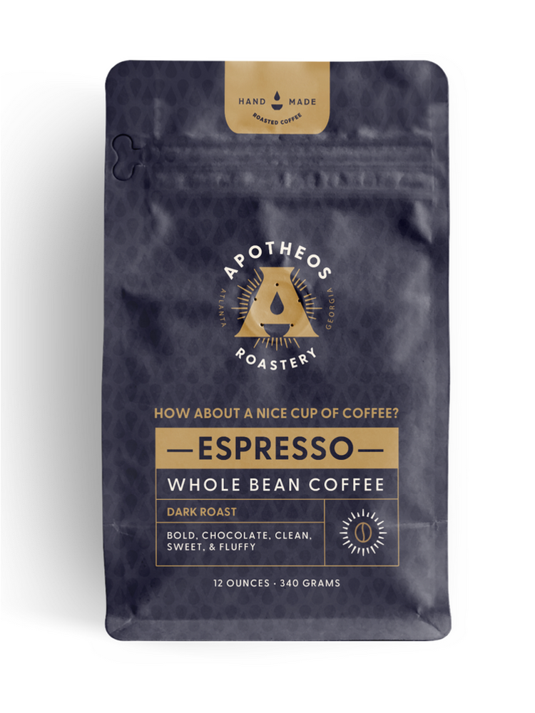 Apotheos Genesis Espresso Blend Coffee, 12oz