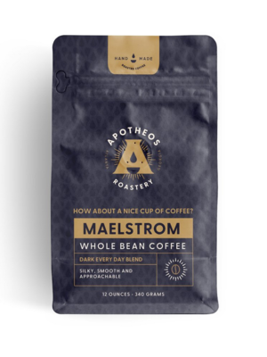 Apotheos Coffee, Maelstrom Dark Roast, 12oz