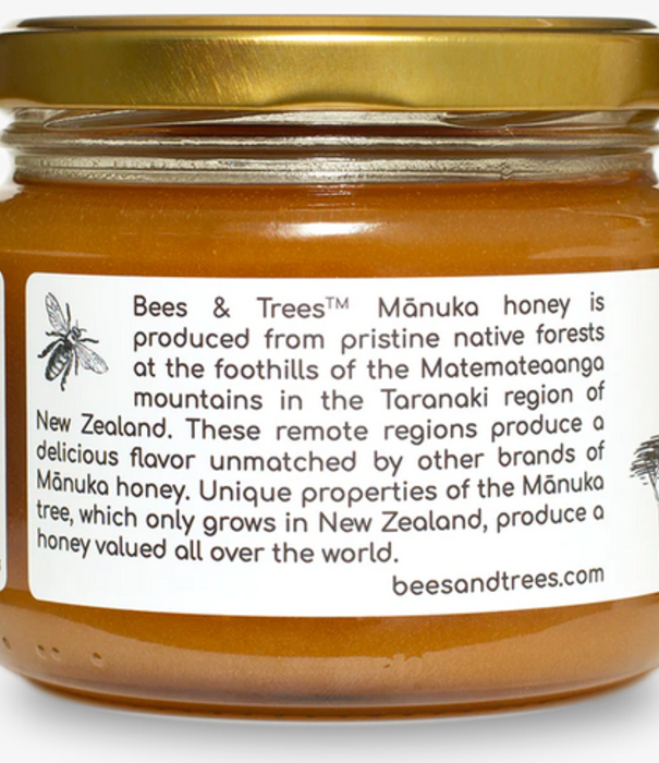 BEES AND TREES Bees & Trees Manuka Honey 350+ MGO, 13.4oz.