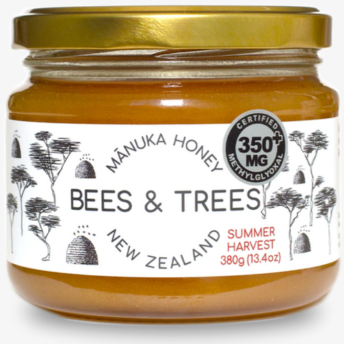 BEES AND TREES Bees & Trees Manuka Honey 275-350+ MGO, 13.4oz.