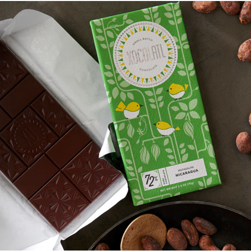 Xocolatl Xocolatl Nicaragua 72% Single Origin, 3oz. Xocolatl Xocolatl Nicaragua 72% Single Origin, 3oz.