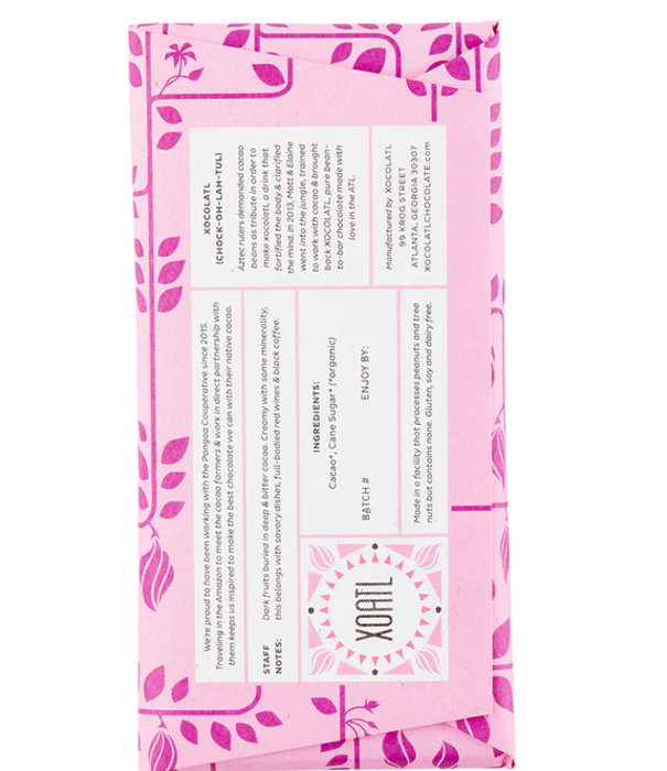 Xocolatl Xocolatl Peru 85% Single Origin, 3oz.