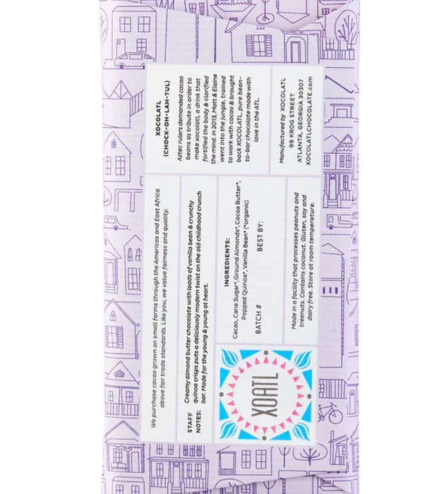 Xocolatl Xocolatl Crackle & Crunch, Vegan, 2.6oz.