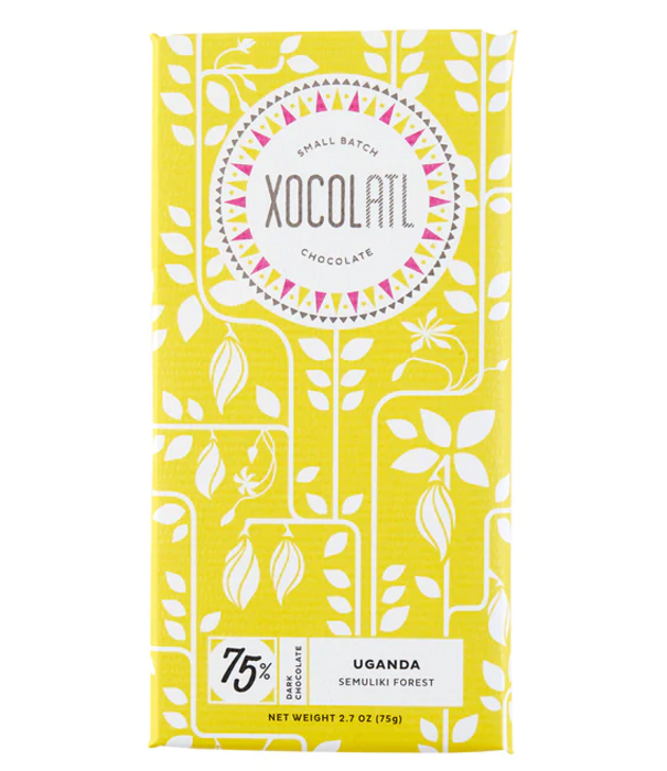 Xocolatl Xocolatl 75% Uganda, 2.6oz.