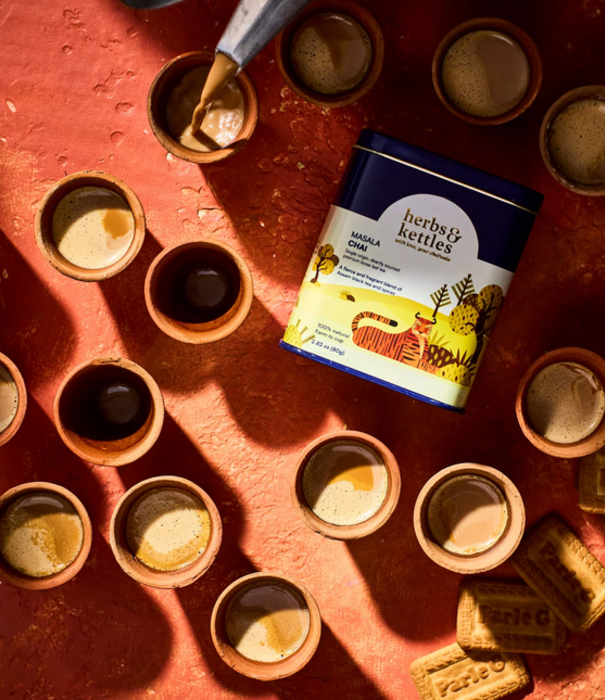 Herbs & Kettles , Masala Chai , 2.82 oz tin