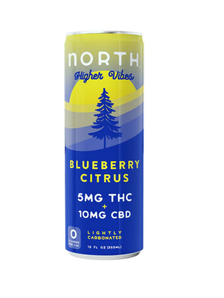North Higher Vibes 5mg Blueberry Citrus, 12oz