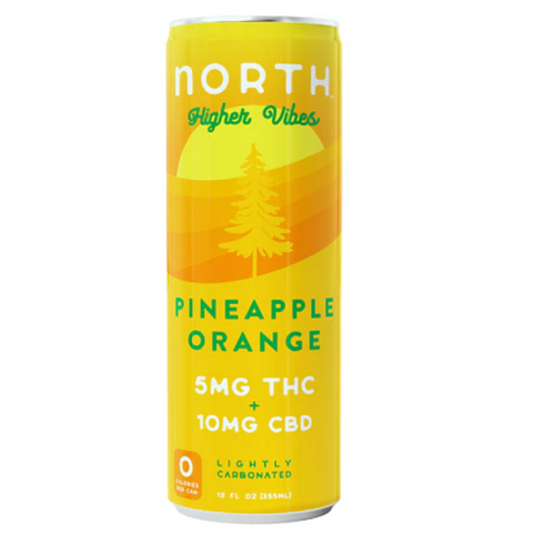 North Higher Vibes 5mg Pineapple Orange, 12oz