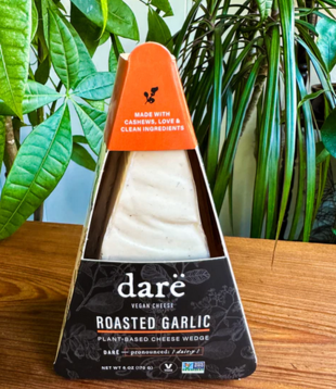 Dare Vegan Brie, Roasted Garlic, 6oz.