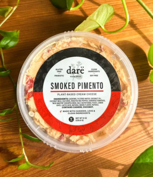 Dare Vegan Cheese, Smoked Pimento, Seasonal, 8oz.