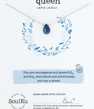 SoulKu Luxe Necklace Lapis Queen DISCO