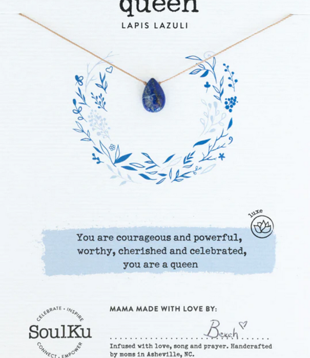 SoulKu Luxe Necklace Lapis Queen