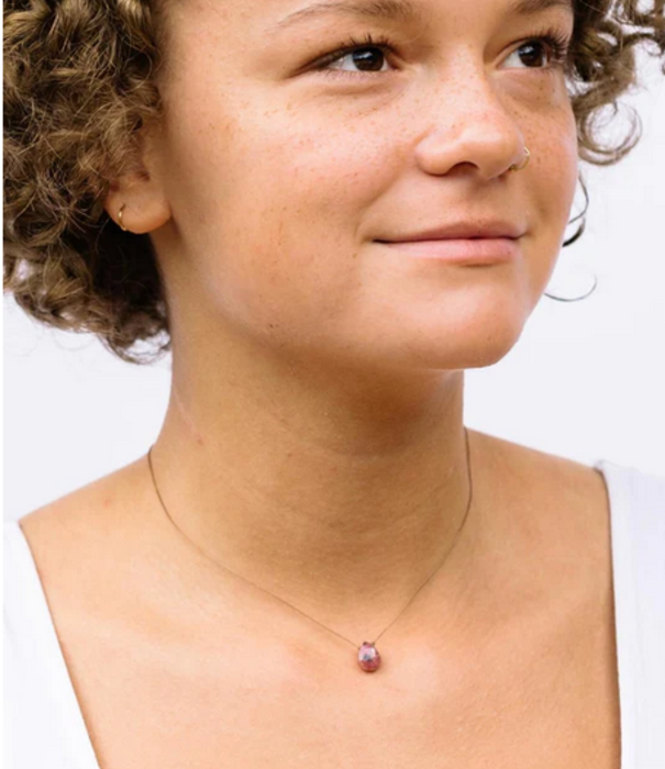 SoulKu Luxe Necklace Rhodonite Self Love