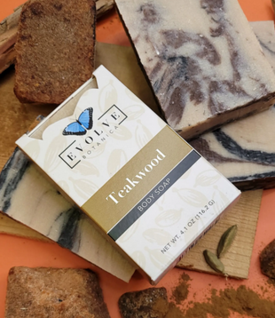 Indigo Body Soap, Bali Teakwood & Cardamom