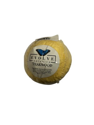 Evolve Botanica Evolve Botanica Bath Bomb, Bali Teakwood, 4.5oz