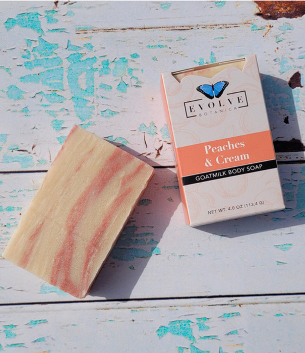Evolve Botanica Evolve Botanica Soap, Peaches and Cream