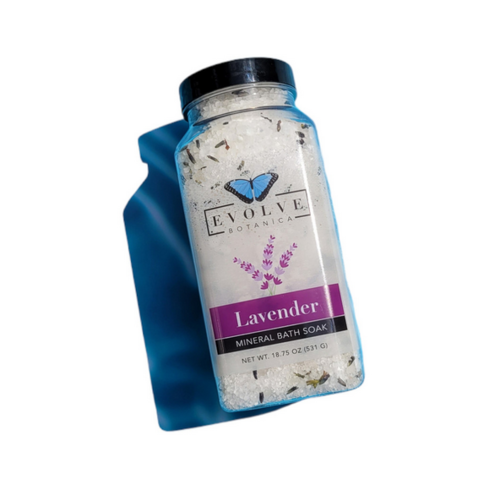 Evolve Botanica Evolve Botanica Dead Sea Spa Salt, Lavender, 18.75oz