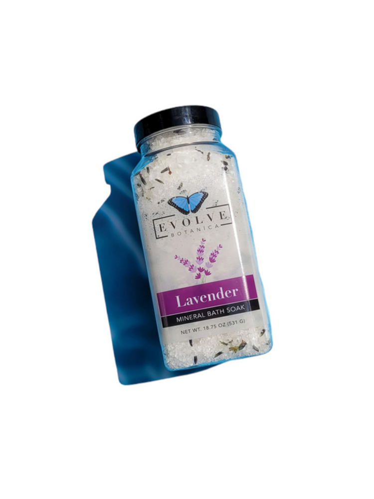 Evolve Botanica Evolve Botanica Dead Sea Spa Salt, Lavender, 18.75oz