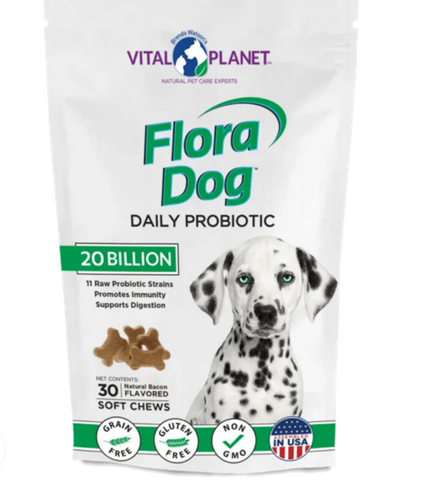 Vital Planet Flora Dog 20B, 30 soft chews