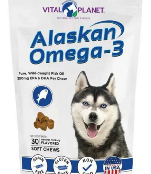 Vital Planet Alaskan Omega 3, 30 soft chews. DISCO
