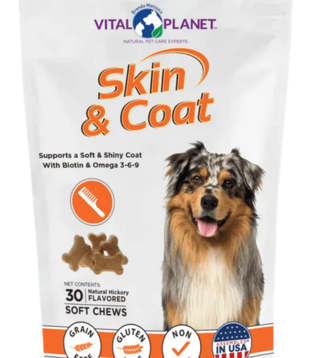Vital Planet  Skin & Coat, 30soft chews. DISCO