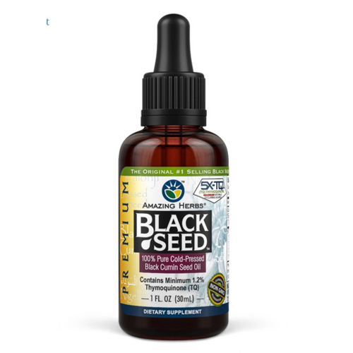 AMAZING HERBS Amazing Herbs Premium Black Seed Oil, 1oz