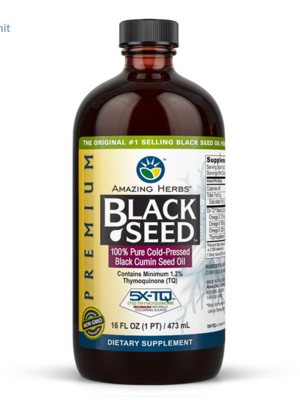 AMAZING HERBS Amazing Herbs Black Seed Oil, 16oz.