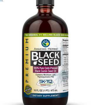 Amazing Herbs Black Seed Oil, 16oz.