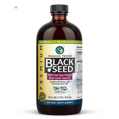 AMAZING HERBS Amazing Herbs Black Seed Oil, 16oz.