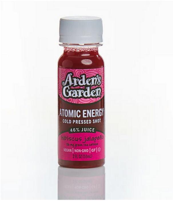 Arden's Garden Atomic Energy Shot, Hibiscus Jalapeno, 2oz.