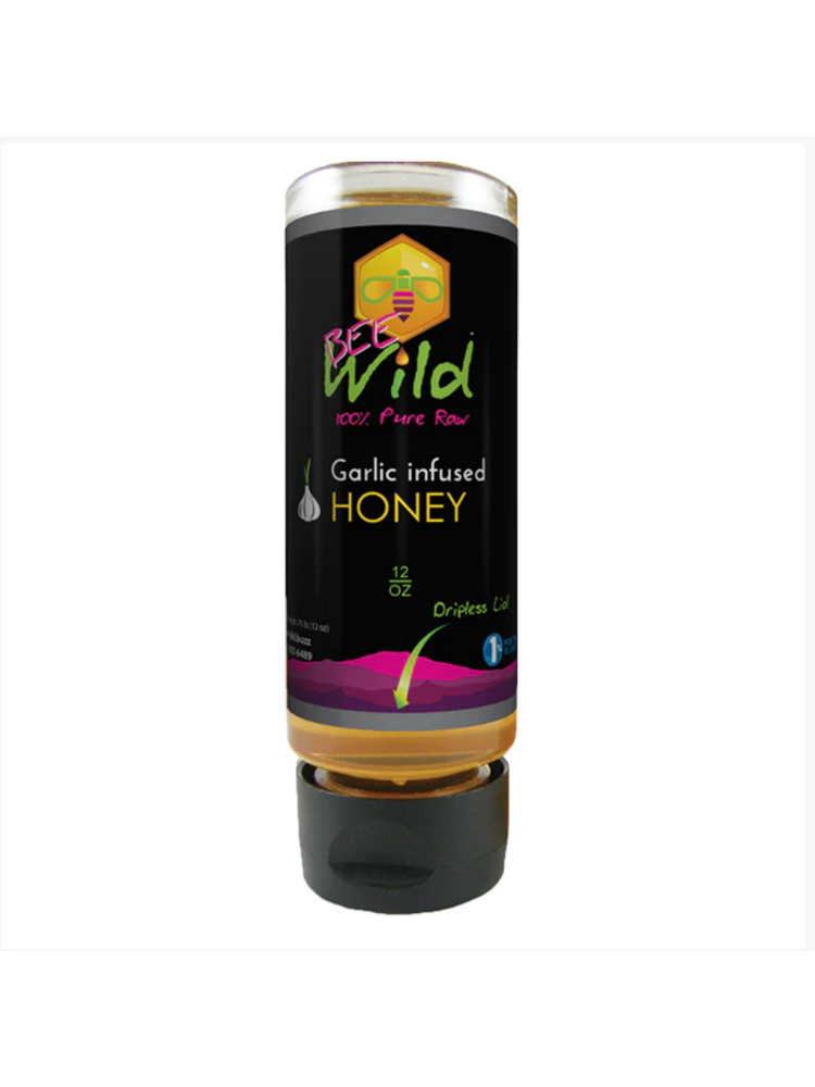 Bee Wild Bee Wild Garlic Infused Honey 12oz