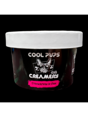 Cool Pups Creamery, Dog Treats, Strawberry in Pink 4oz