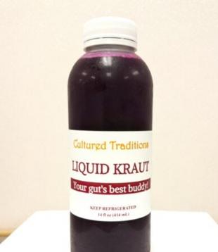 Cultured Traditions Liquid Kraut, 14oz.