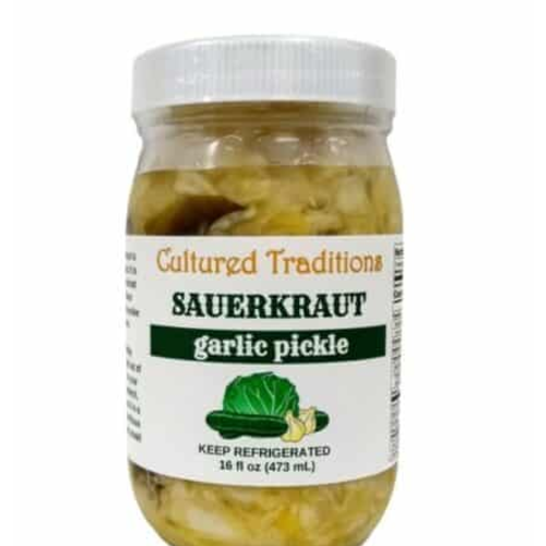 CULTURED TRADITIONS Cultured Traditions Garlic Pickle Kraut, 16oz.