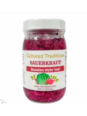 CULTURED TRADITIONS Cultured Traditions Trad. Russian Red Kraut, 16oz.