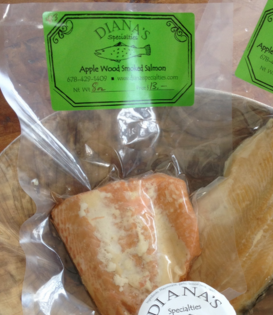 Diana's Specialties Applewood Smoked Salmon, 9oz.