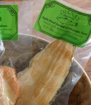 Diana's Specialties Applewood Smoked GA Mt. Trout, 7oz.