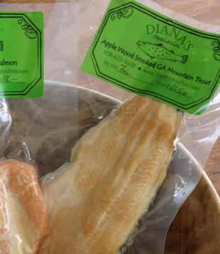 Diana's Specialties Applewood Smoked GA Mt. Trout, 5.5oz.