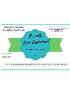 HERB LADY Dr. Herb Sistahs Parasite Fiber Dewormer 32oz.