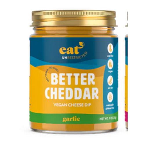 Eat Unrestricted UNrestricted Garlic Cheddar Cheese Sauce, 9 oz. Eat Unrestricted UNrestricted Garlic Cheddar Cheese Sauce, 9 oz.